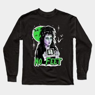 Lydia Deetz, Beetlejuice (No Feet) by BwanaDevilArt Long Sleeve T-Shirt